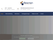 Tablet Screenshot of bosmanictservices.nl